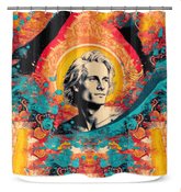 Surfing Escape Shower Curtain - Beyond T-shirts
